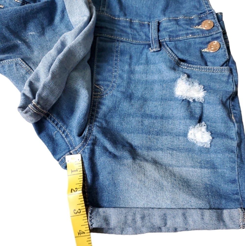 Vigoss Girls Denim Shortall, Sizes XL - Picture 3 of 8